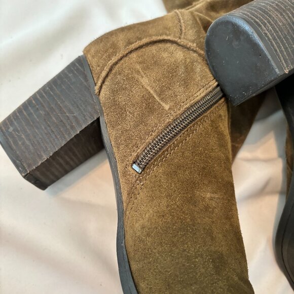 Franco Sarto Yamka Knee-High Boot, Olive Green Size 11 - Picture 9 of 10